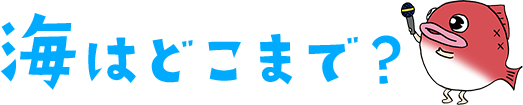 海はどこまで？